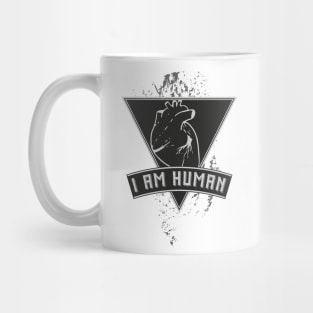 I am human badge Mug